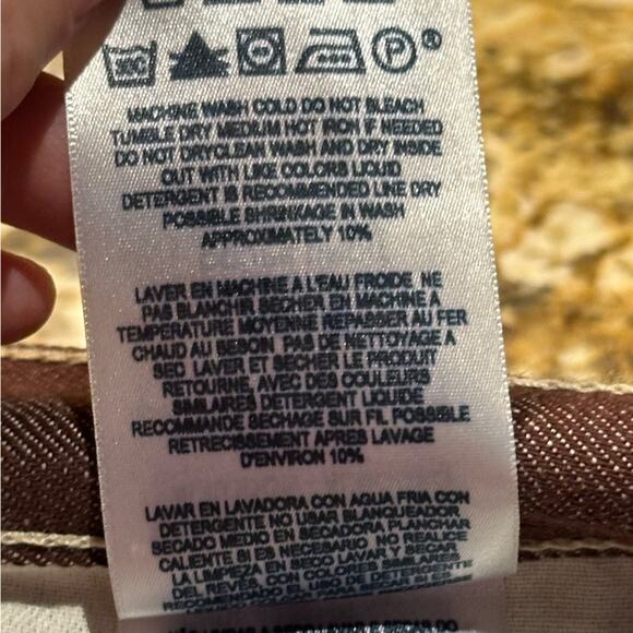 Levi’s 501 Straight Fit Burgundy Denim Jeans in a Mens 34 x 32 100% Cotton - Picture 5 of 7